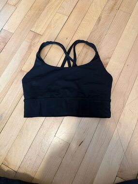lululemon athletica Black Cross-Back Sports Bra
